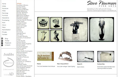 New Client: Steve Newman Fine Arts